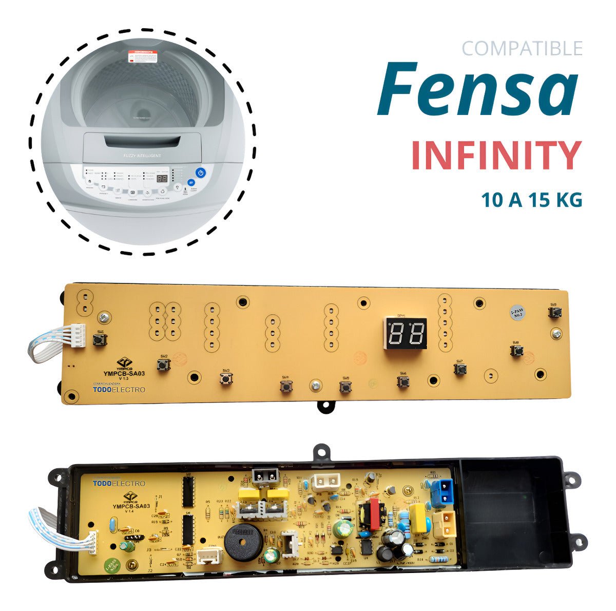 Tarjeta CTI Infinity 9-18K Genérica para Lavadora - Electrova